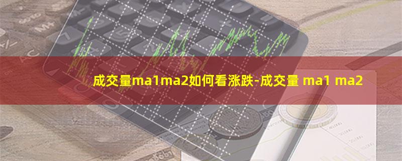 成交量ma1ma2如何看涨跌.jpg